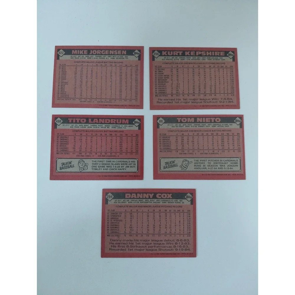 Topps 1986 st